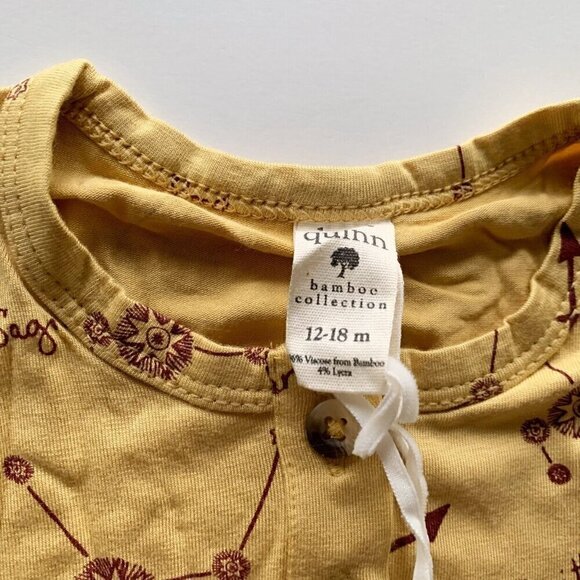 Kate Quinn Organics Virgo Sagittarius Union Suit 12-18 Months - Picture 2 of 5